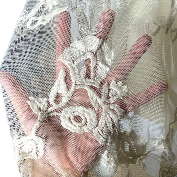 LUNA CHIX Boho lace kimono cardigan size S/M - Picture 9 of 11